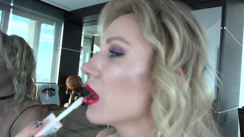 Angel The Dreamgirl - 896 Your Tension Between My Red Glossy Lips 3