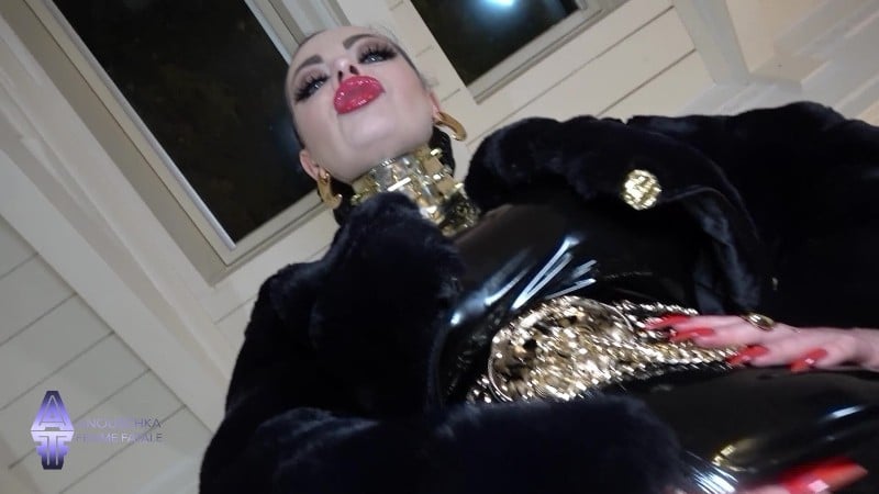 Anouschka Femme Fatale - Useless Cuckie Masturbating In Latex 2
