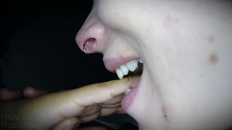 Elina Bites Nadya S Arm Hand And Fingers 2