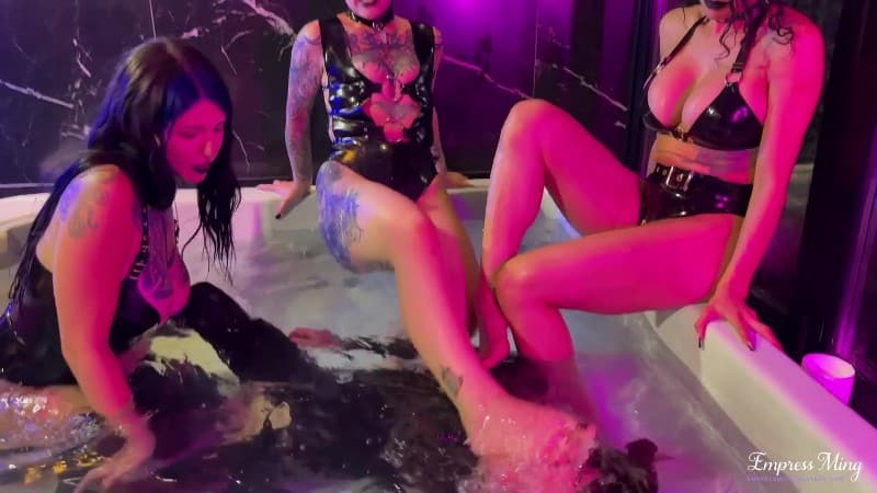 Face Sitting Jacuzzi Dunking Party 2