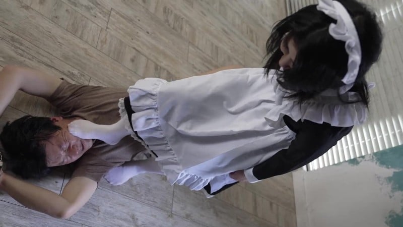 Faceslap Japan Super Hard - Ballkicking By Cruel Maid Woman 5