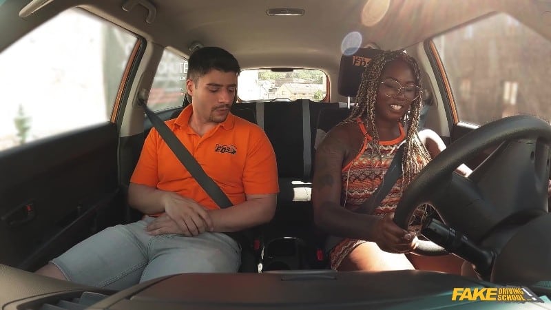 [FakeDrivingSchool | FakeHub] 25/10/15 Xeinna Rose - Her big black ass is going to pass FullHD 2