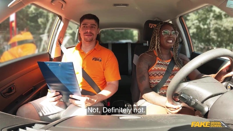 [FakeDrivingSchool | FakeHub] 25/10/15 Xeinna Rose - Her big black ass is going to pass FullHD 22