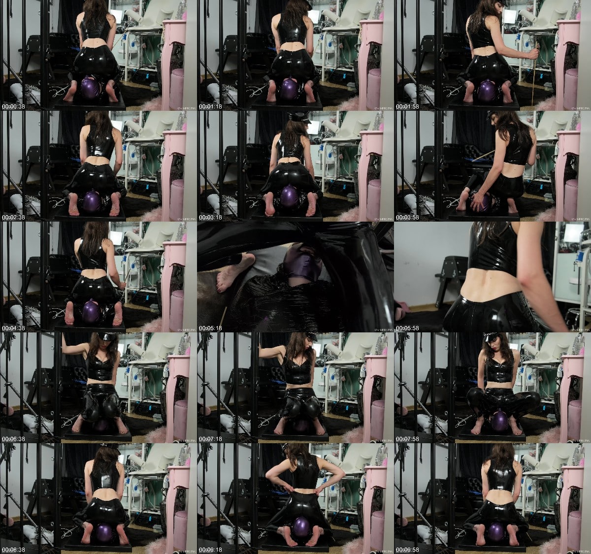 Femdom Adventures - Facesitting And Ass Smothering In Latex Leggings - Lady Herodia 6