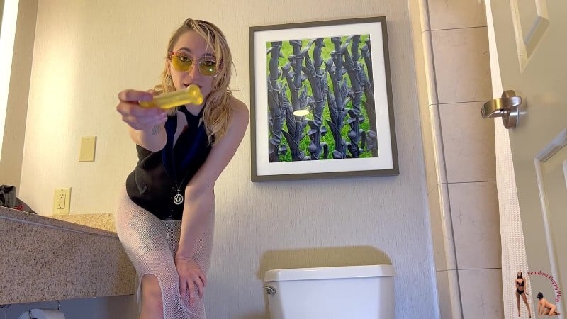 Femdom Puppy Play - Letty Cucks and Creampies Her Sub on Date Night Part 2 1