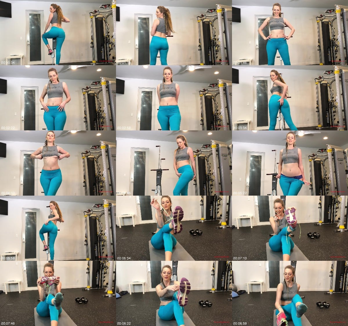 Femdom Puppy Play - Sablique's Gym Sweat 6