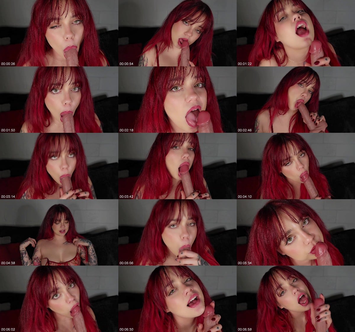 Ginger Rae xoxo - Heavy Eye Contact Sloppy Blowjob 6