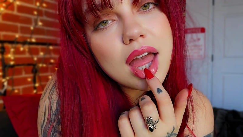 Ginger Rae xoxo - Long Red Nail Worship - Femdom Goddess Worship - Ginger Rae 1