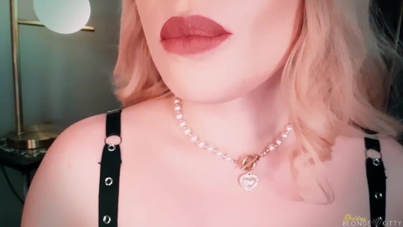 Goddess Blonde Kitty - Lipstick Try On Haul 3