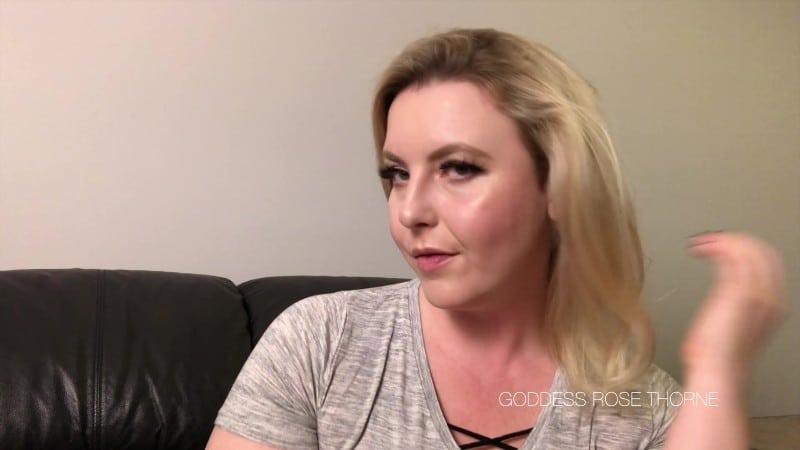 Goddess Rose Thorne - Blonde Hair Makes You Weak 2