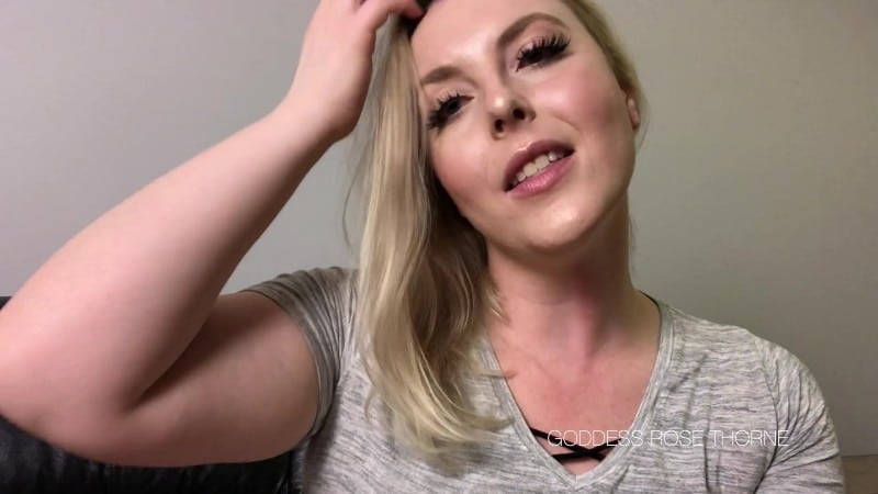 Goddess Rose Thorne - Blonde Hair Makes You Weak 1