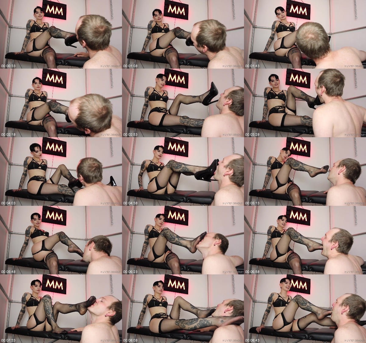 Hunter Bradley - Mina The Sinner Gags Me In Her Stockings 6