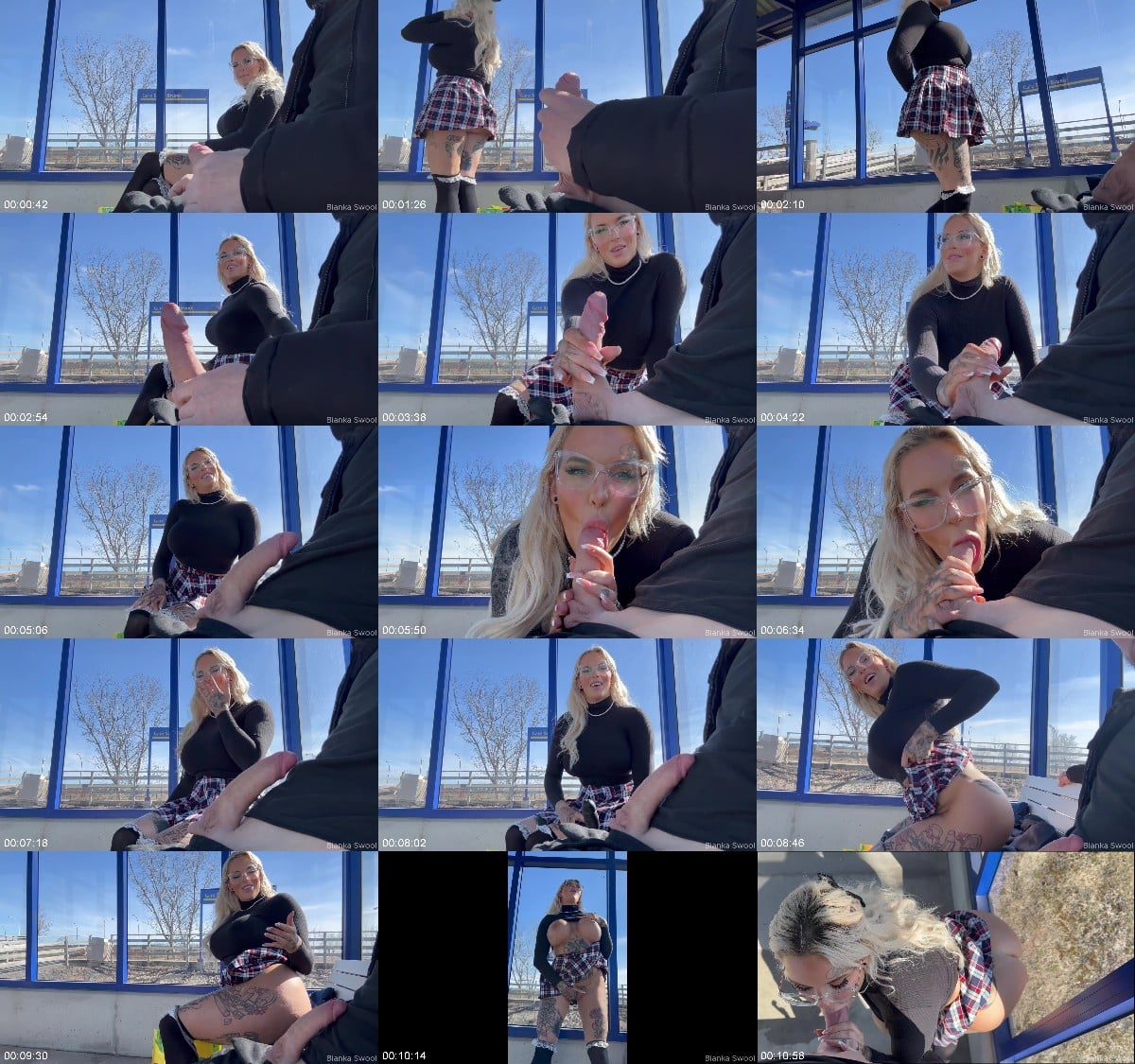 I Risked My Life Sucking This Stranger At The Train Stop Next To People - BIANKA FOX - EMI BOUCHER - GODDESS BIANKA 6