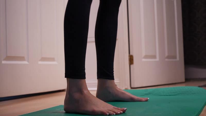 Imilia Audley Sweaty Workout Feet 2
