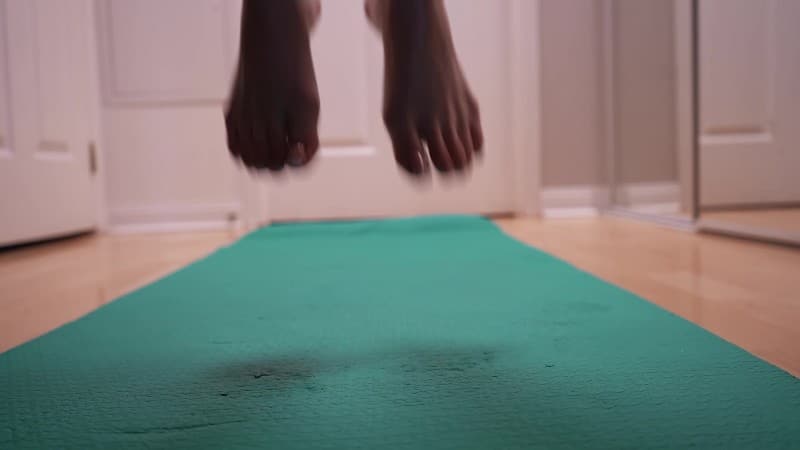 Imilia Audley Sweaty Workout Feet 5