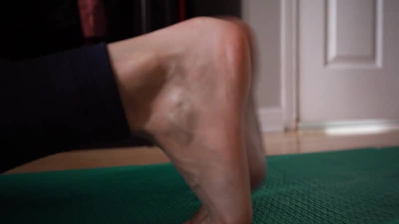 Imilia Audley Sweaty Workout Feet 1