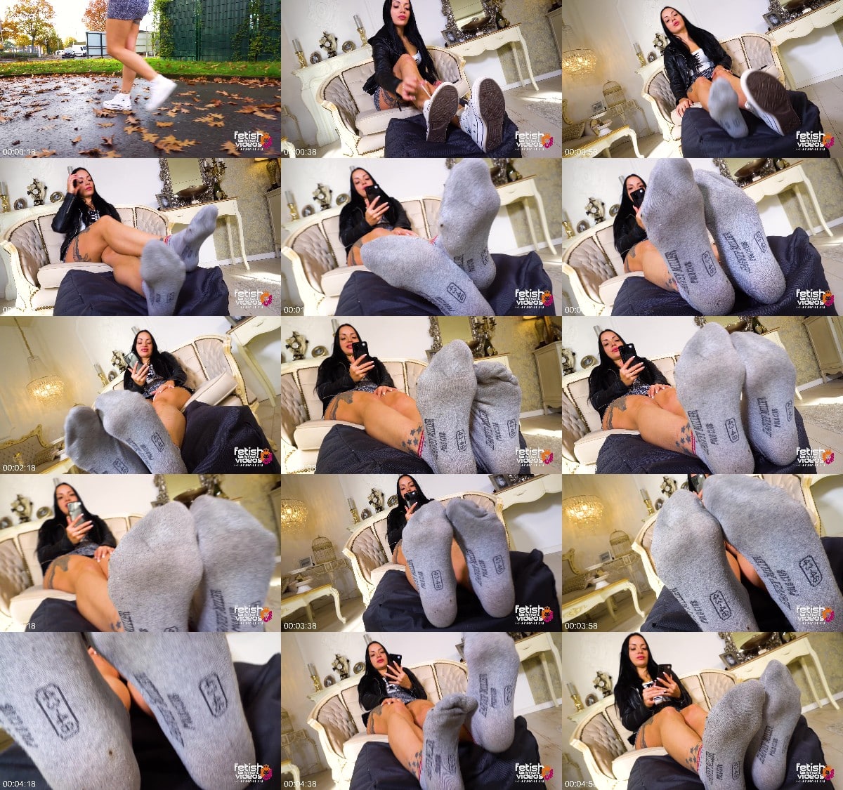 Intensely Smelly Work Socks For You To Lick Sock Fetish With Miss Maria J 4K Uhd Mp4 6
