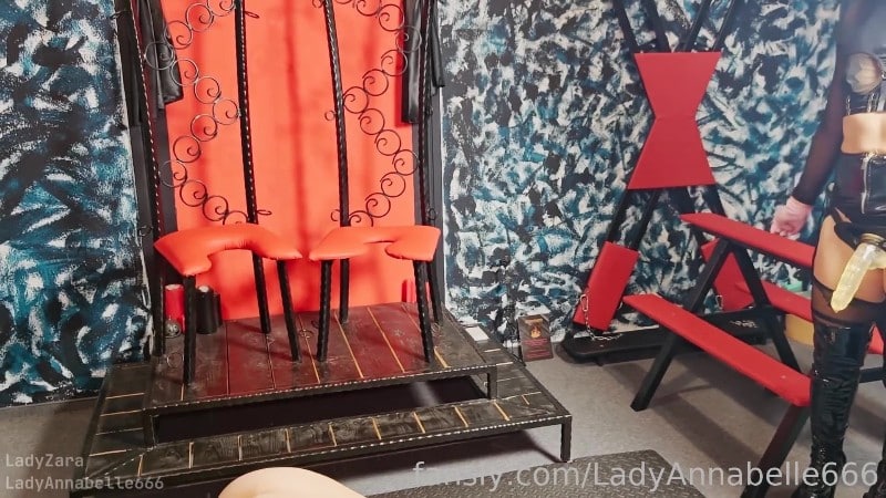 LadyAnnabelle666 - I and Lady Zara fucked his throat and ass at the same time 5