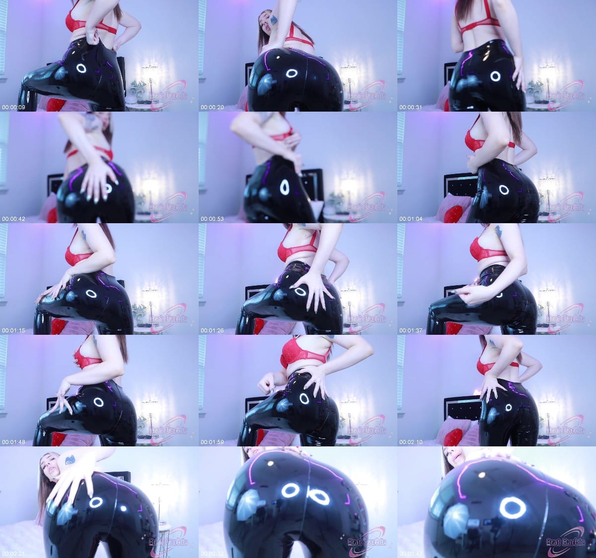 Latex Ass Rip Off 6