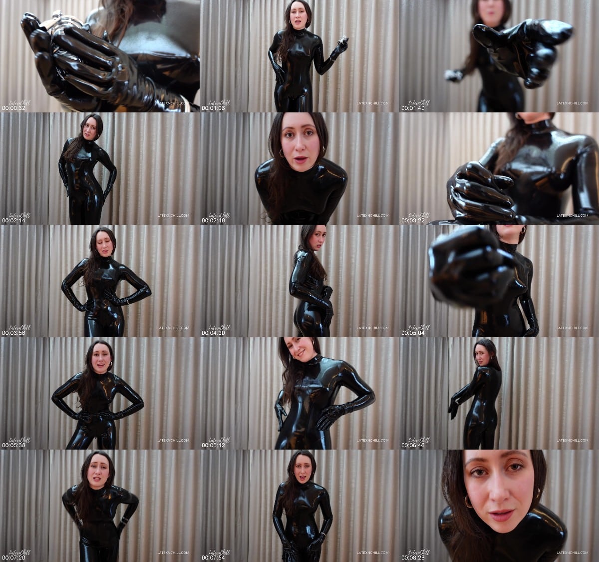 Latex n Chill - Unlock Edge Re Lock Chastity Femdom POV JOI Edging Latex Catsuit 6