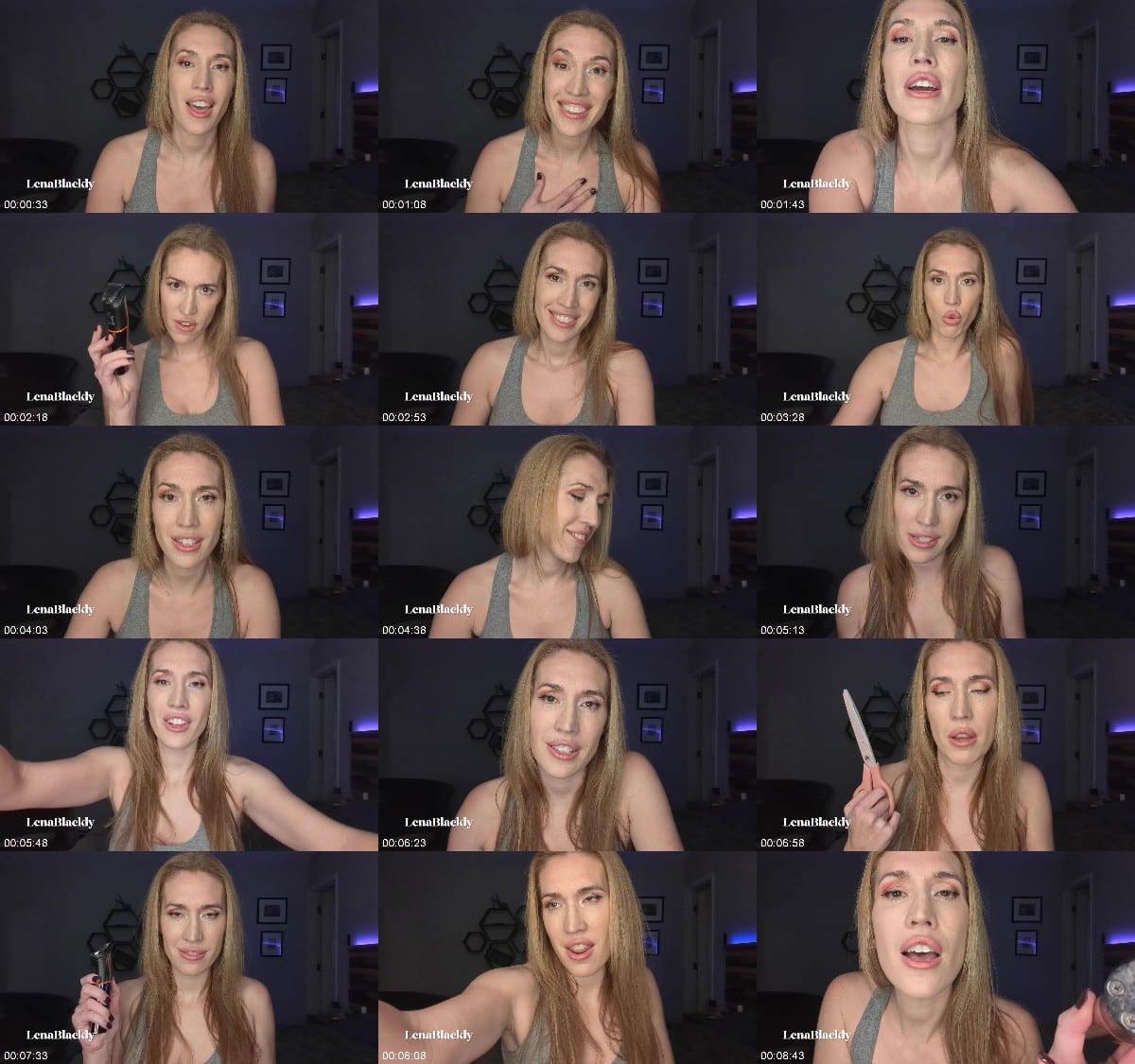 LinaBlackly - Girlfriends Hair Cutting Fetish 6