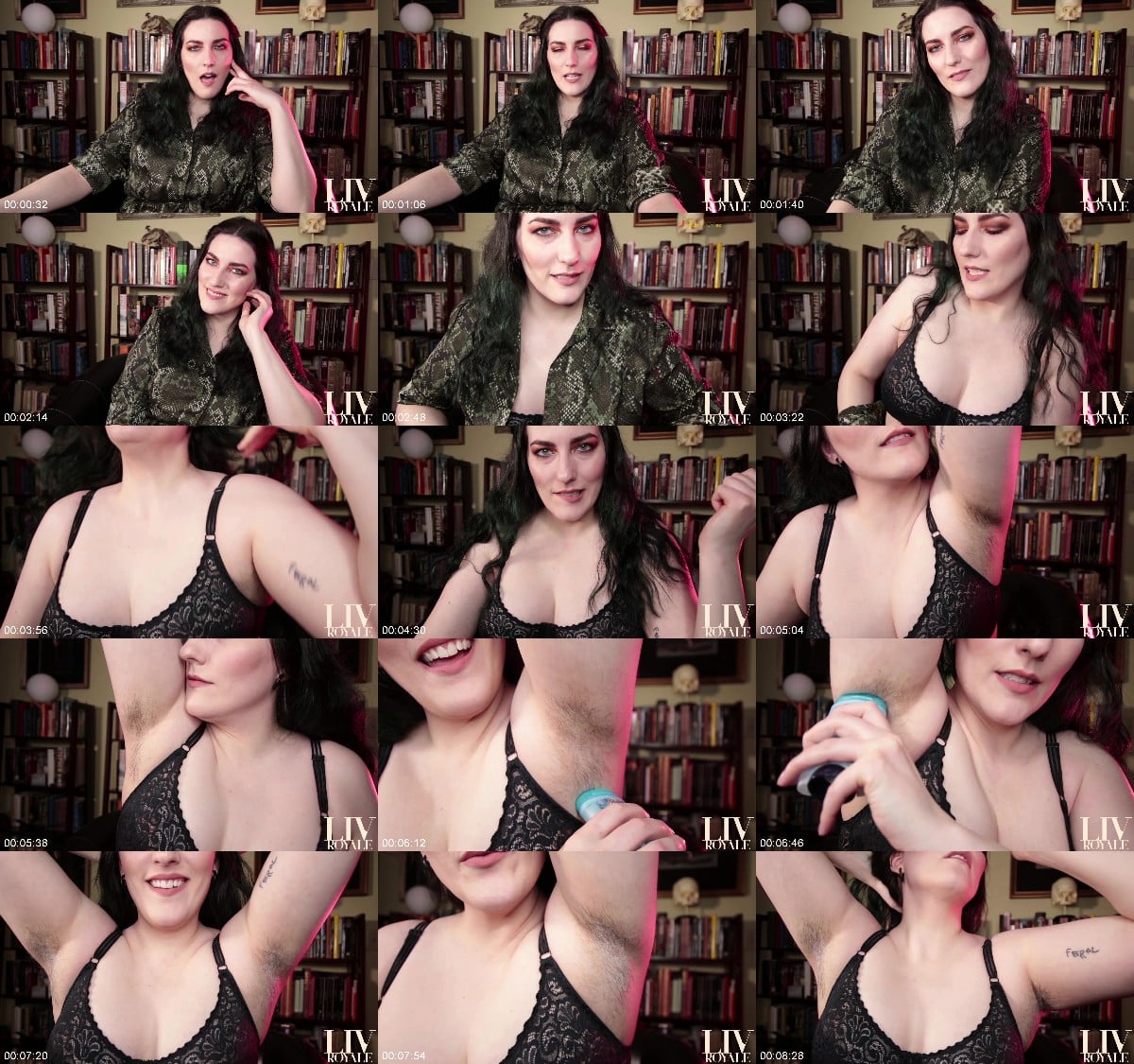 LivRoyale - Hairy Armpits Deodorant Fetish Video Call 6