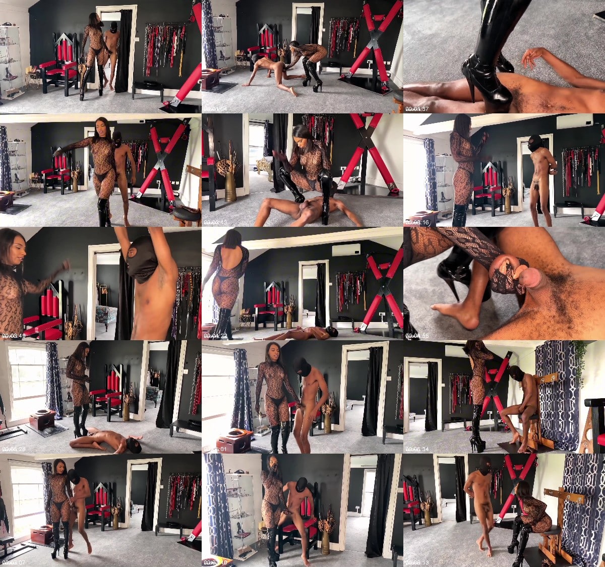 MahoganyQen - Dragged By The Balls For Walk - Ballbusting Pulling And Squeezing Beta Balls 6