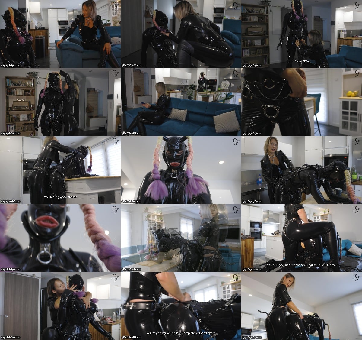 Maitresse Julia - My Husband Sissified Become A Female Latex Slave Doll Pegged Mistress Julia Feat Sukeban 6