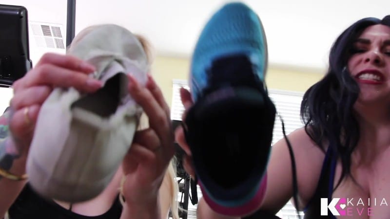 Mean Girls Bully Personal Trainer Into Licking Sniffing Stinky Sneakers 4