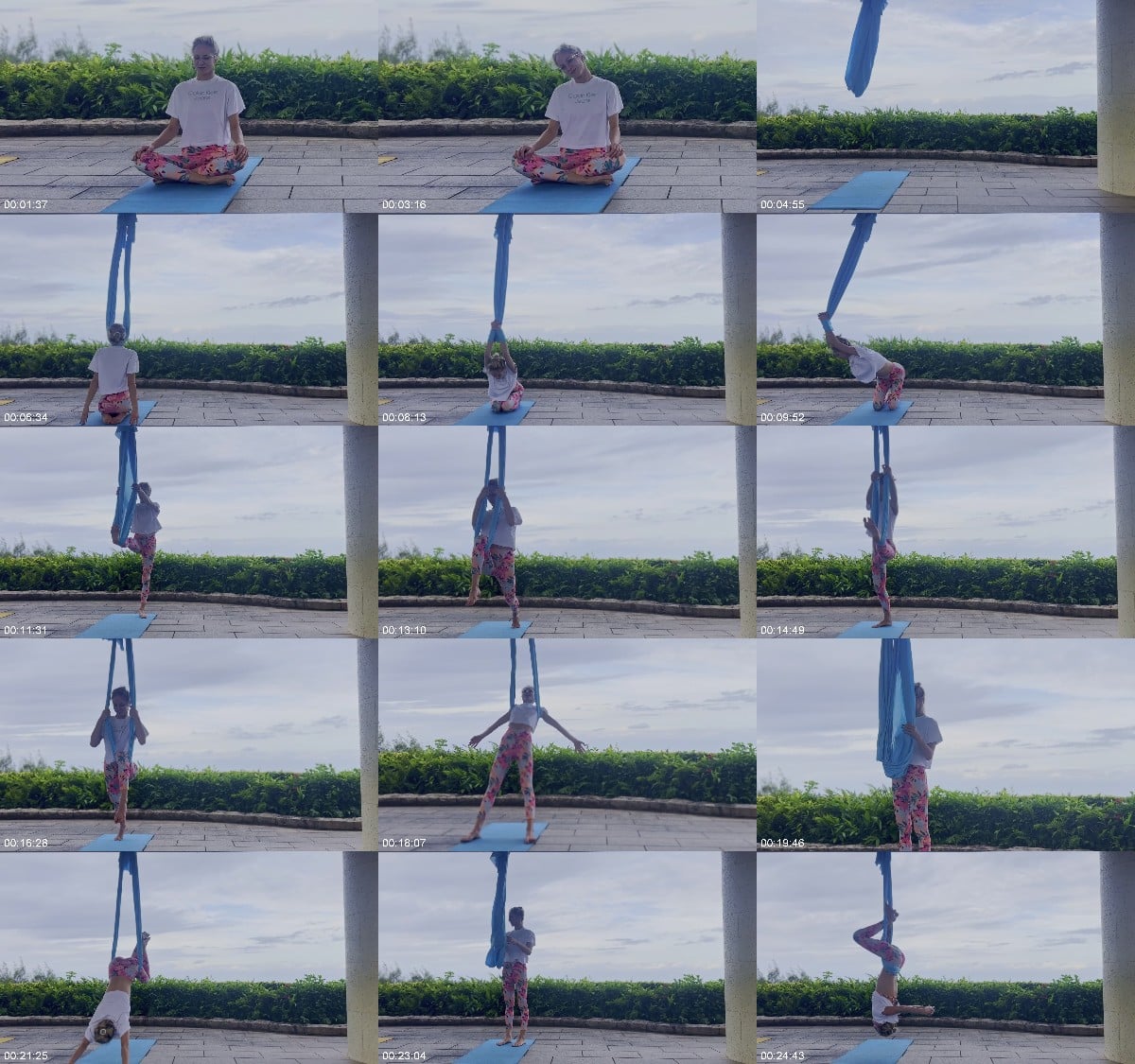 MissDaisyDiamond My 1st Hammock YOGA lesson SFW 6