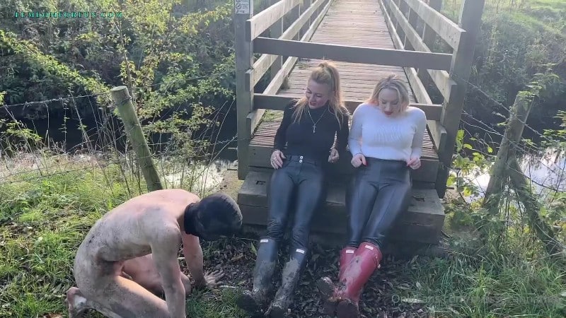Miss Suzanna Maxwell - Merciless Muddy Boots Licking feat Miss Anna Elite 5