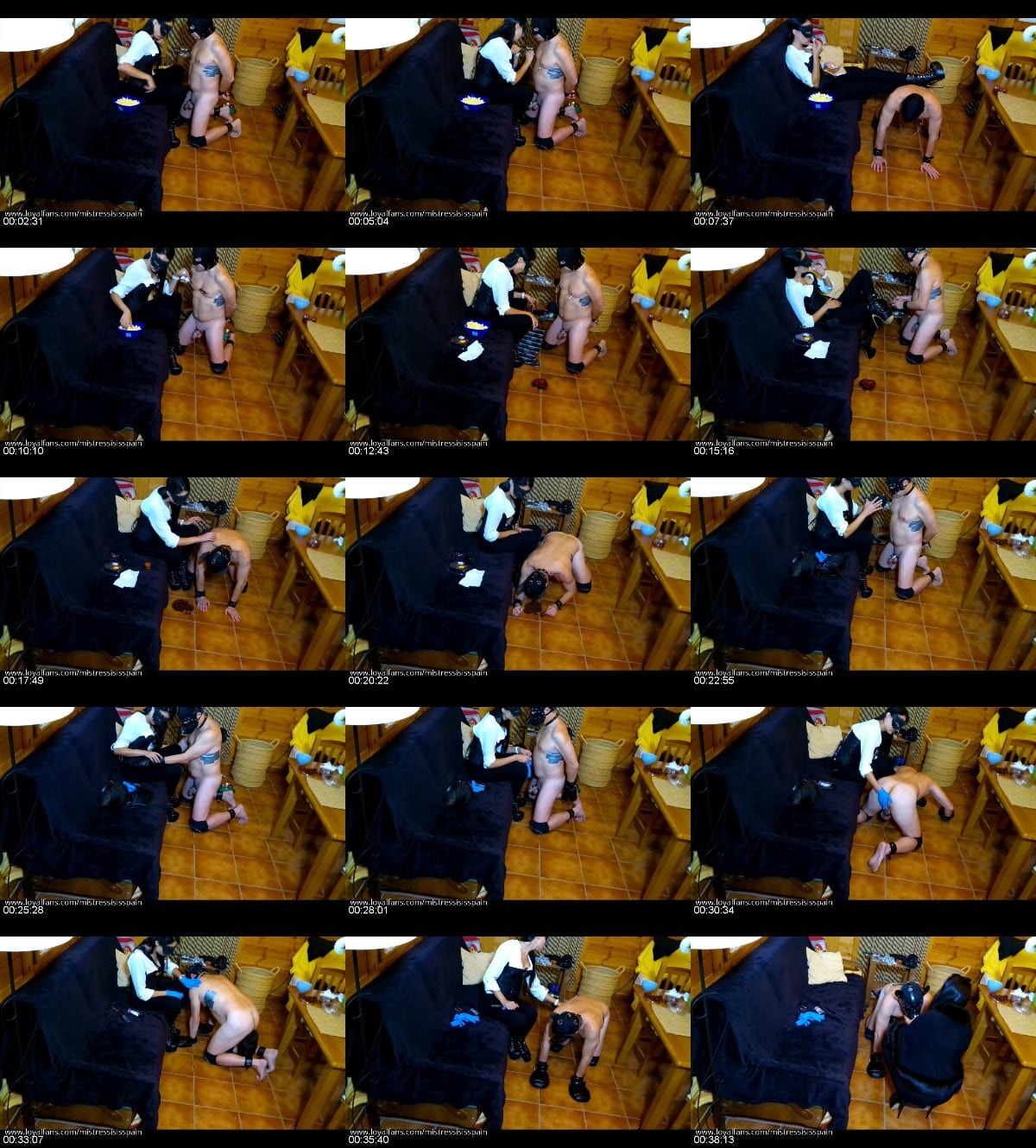 Mistress Isis Spain - Exclusive Mistress - Real Session Puppy Play Training 6