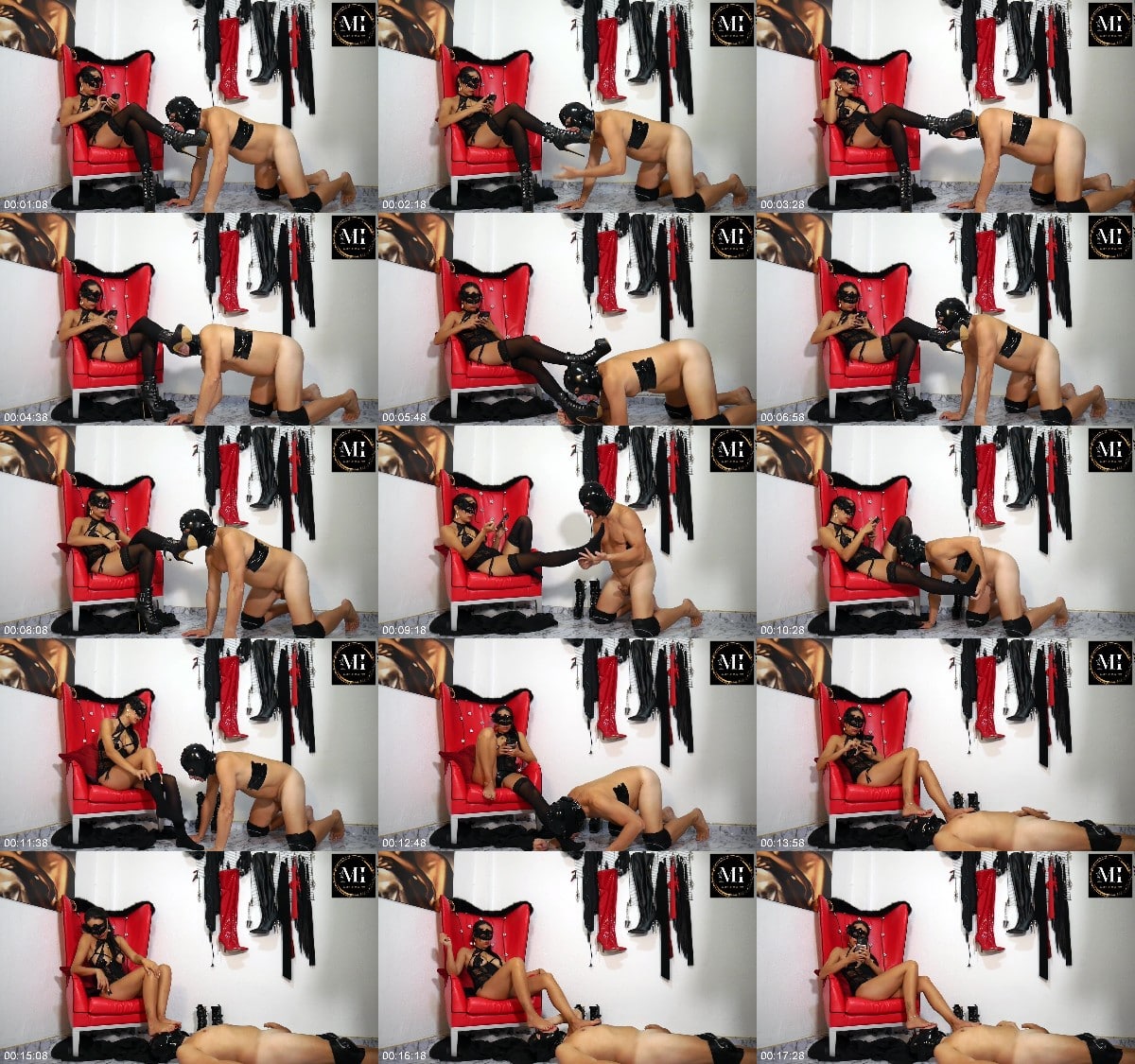 Mistress Isis Spain - S275 Ignored worshiping my feet FULL 6