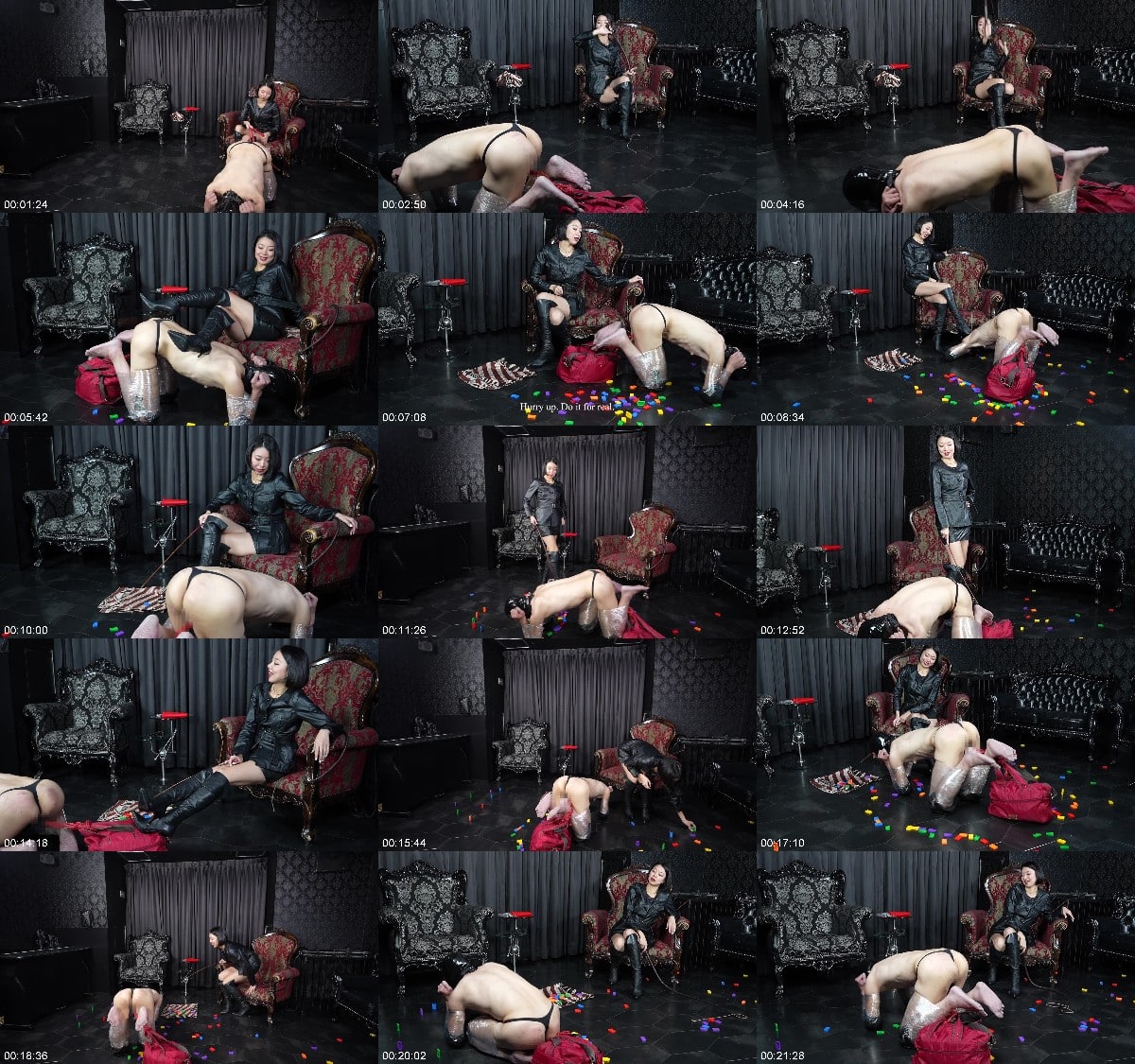Mistress Ruiko - Dragging The Load By The Ball Discipline By Mistresss Cane And Whip 6