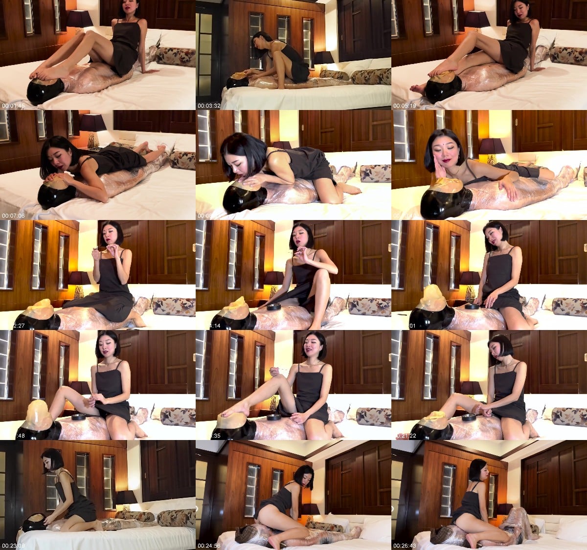 Mistress Ruiko - Mummified Breath Control Complete Edition Rebreather Mask And Face Sitting 6