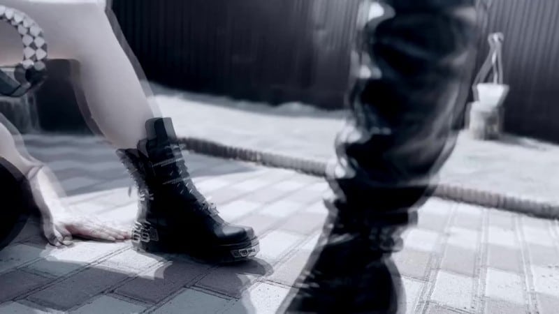 Mistress Zeida Dracula FemdomCastle - CUNT BUSTING - slaves holding her arms and legs open - EXTREME Lezdo 2