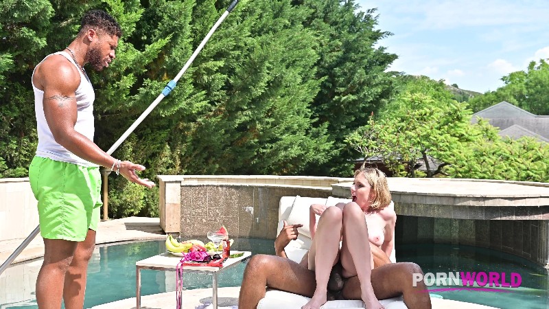 PornWorld 25/10/04 Bikini Clad Hottie Rebel Rhyder Initiates An Interracial Summer Affair By The Pool GP3315 4k/1080 4