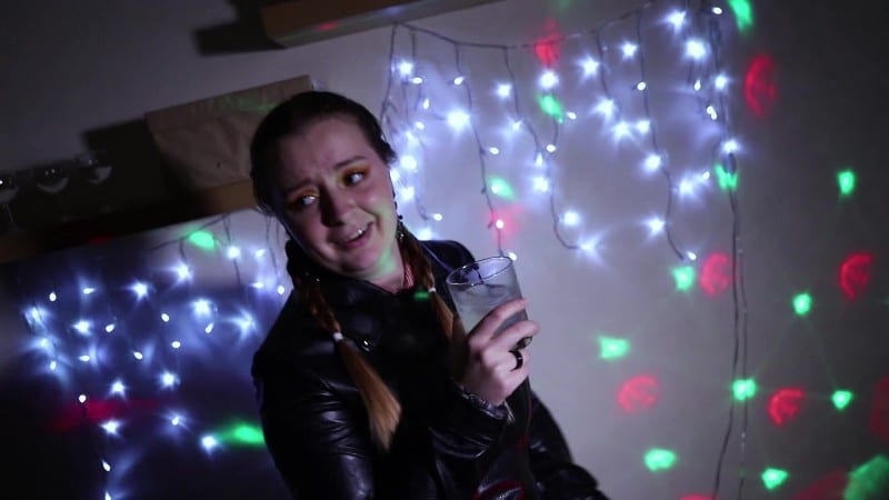 Russian girls fetish Ashamed-Ann-in-the-club 1