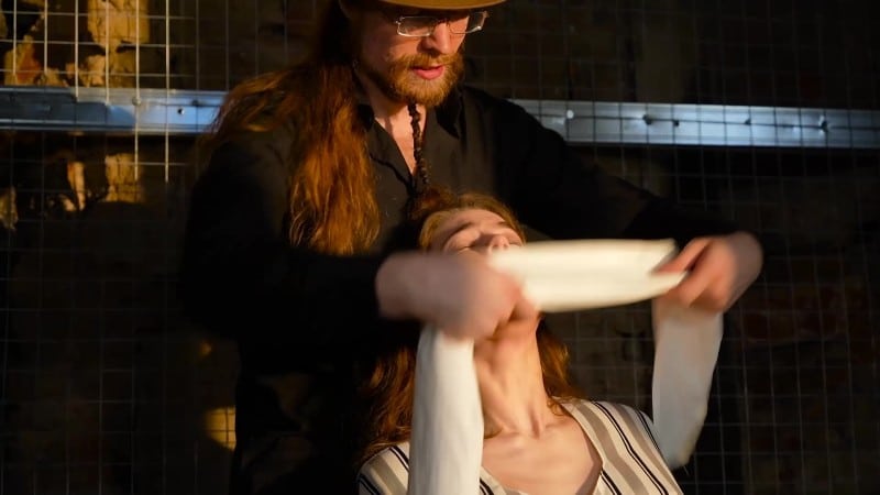 Russian girls fetish Bad luck detective fallen into bondage trap 18