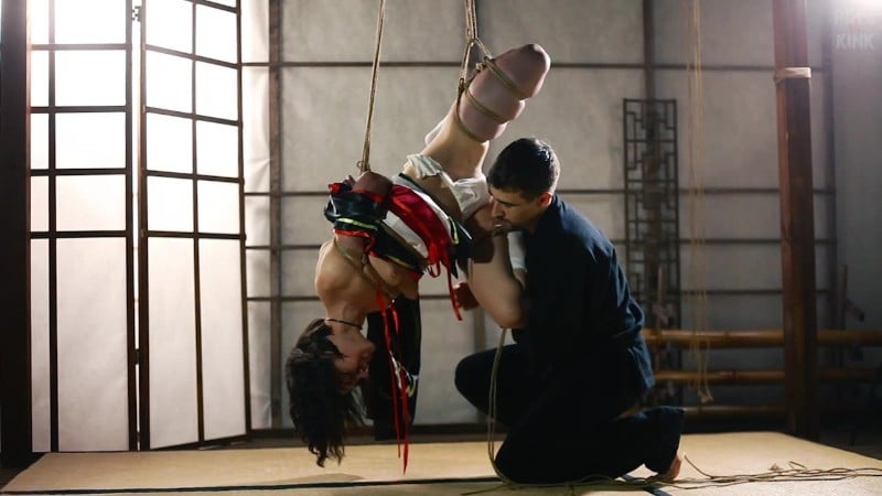 Russian girls fetish Flexible ropes Machine Doll 5