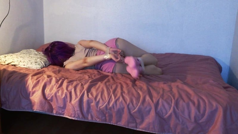 Russian girls fetish Hogties and tickle for Leeloo 1