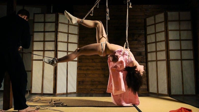 Russian girls fetish Kimono in ropes 5
