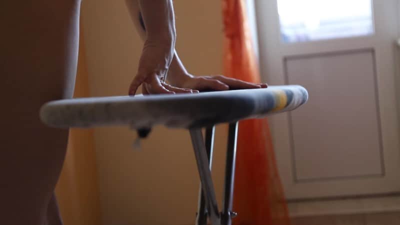 Russian girls fetish Olivia s obsession ironing board 3