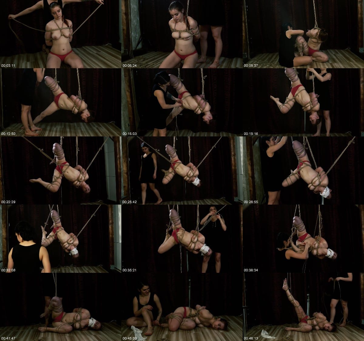 Russian girls fetish Real Shibari Time Yuno and Ann 6
