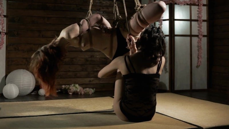 Russian girls fetish Touch of rope FemDom bondage 3