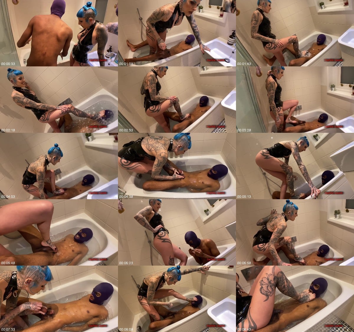 Sadistic Queens - Squishysax - Mistress Bliss - Stomping and Dunking 6
