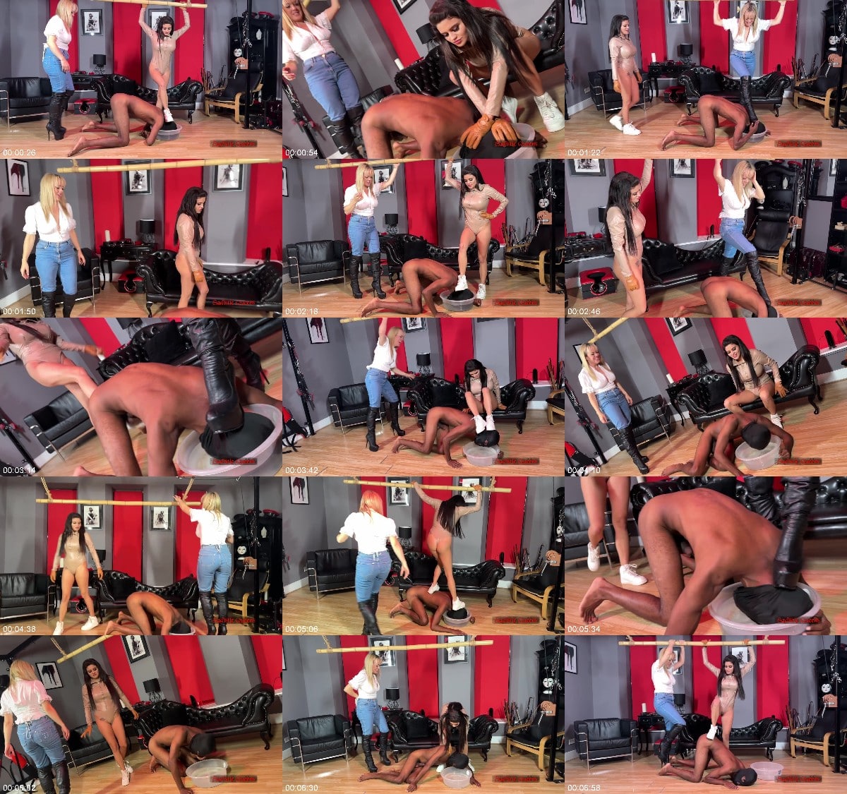Sadistic Queens - Squishysax - Mistress Tess and Miss Roper - Dunk and Bust 6