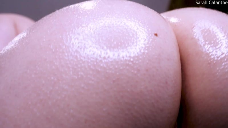 Sarah Calanthe - Oiled up orgasm 5