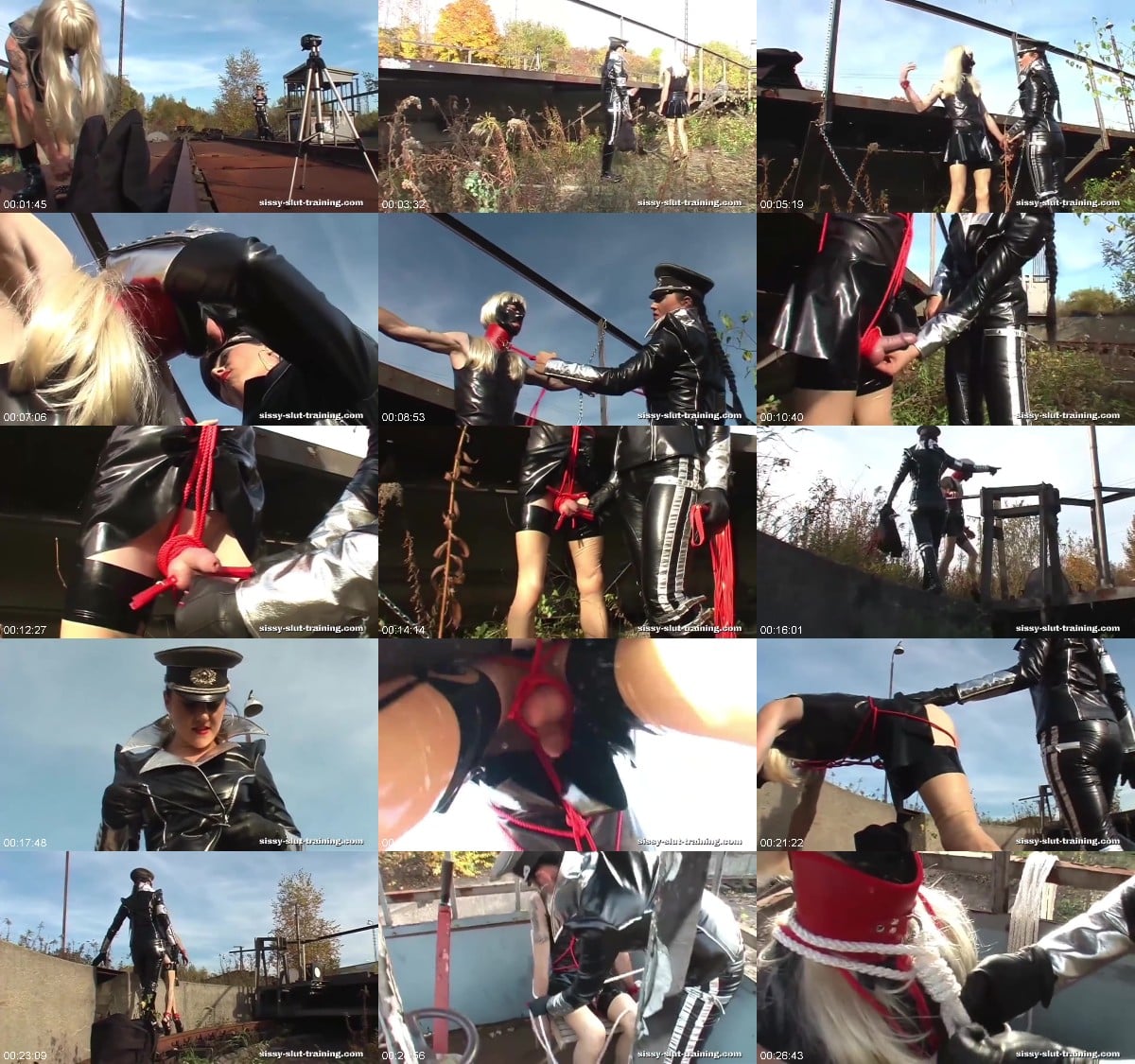 Sissy Slut Training - Sissy slut outdoor domination german cbt porn 6
