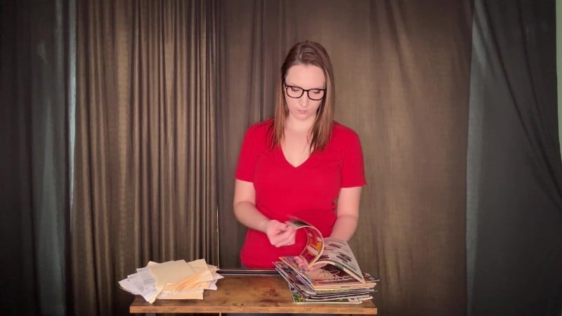 SneezeGoddess - Shredding Documents and Comic Books by Hand 3